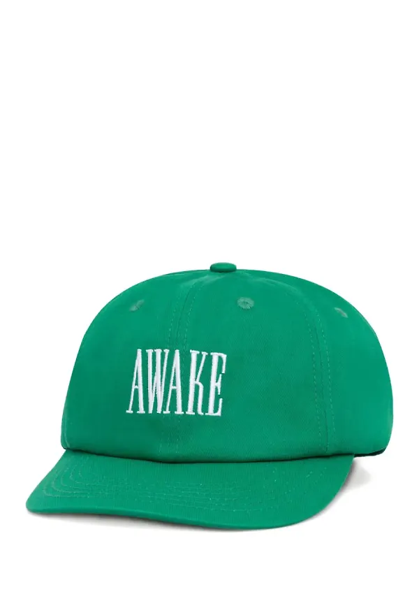 Awake NY keps med brodyr - Grön