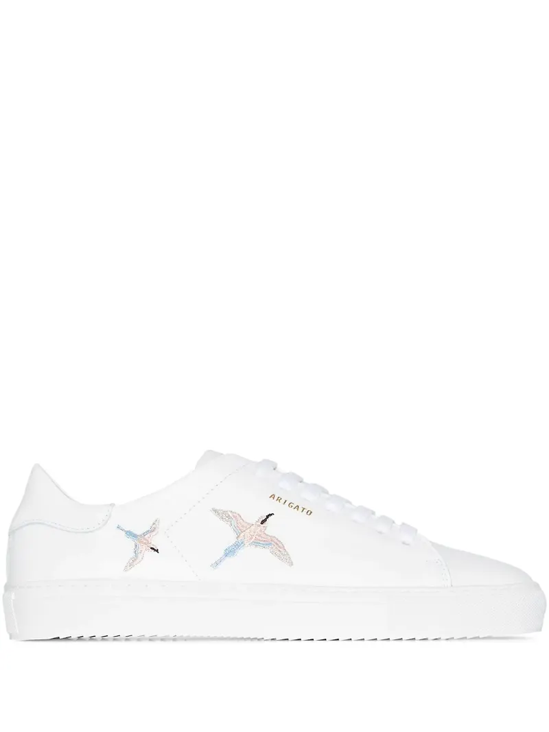 Axel Arigato 90 sneakers med broderade fåglar - Vit