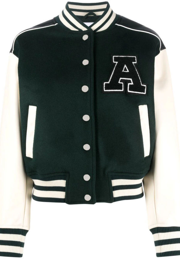 Axel Arigato collegejacka med logotypmärke - Grön