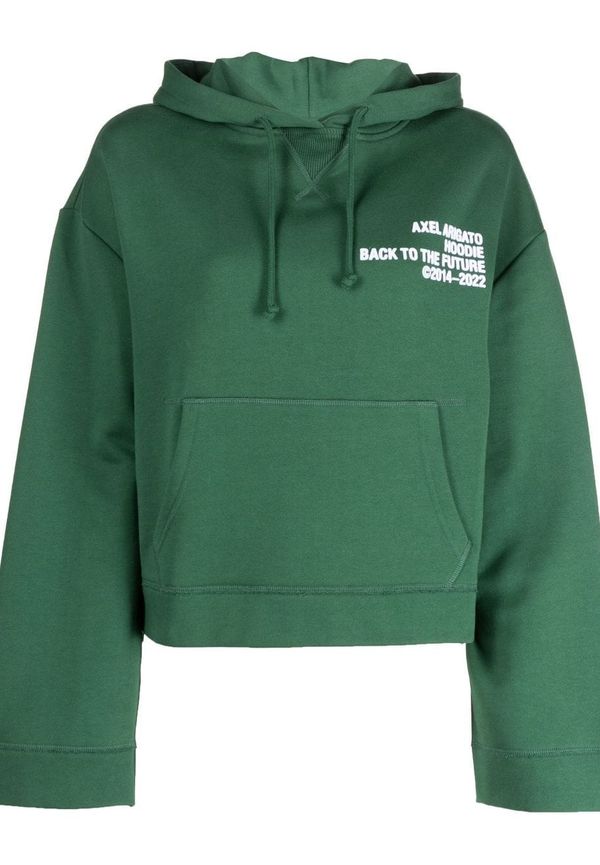 Axel Arigato hoodie med broderad logotyp - Grön