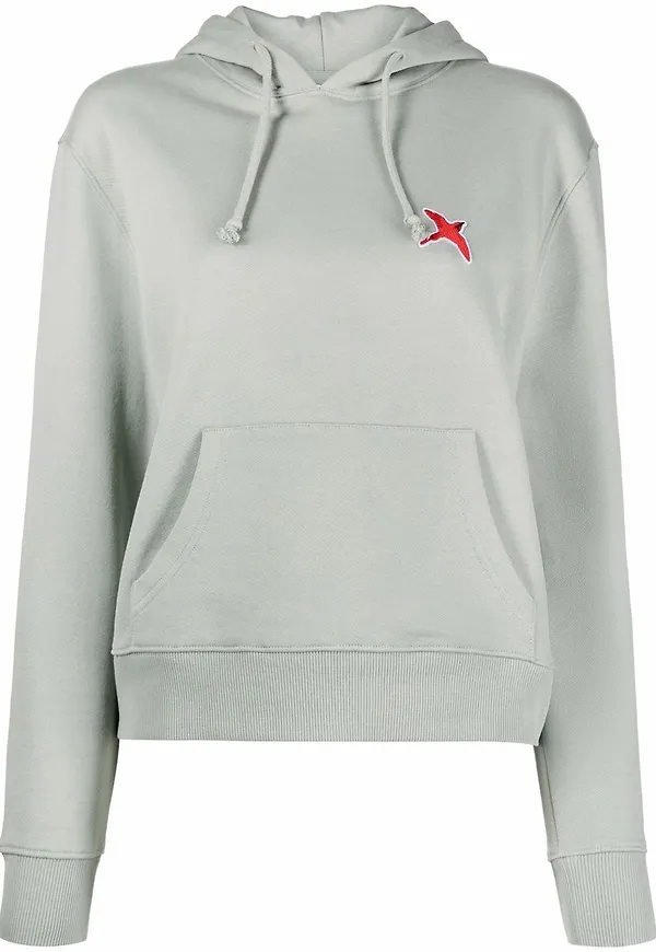 Axel Arigato hoodie med brodyr - Grön