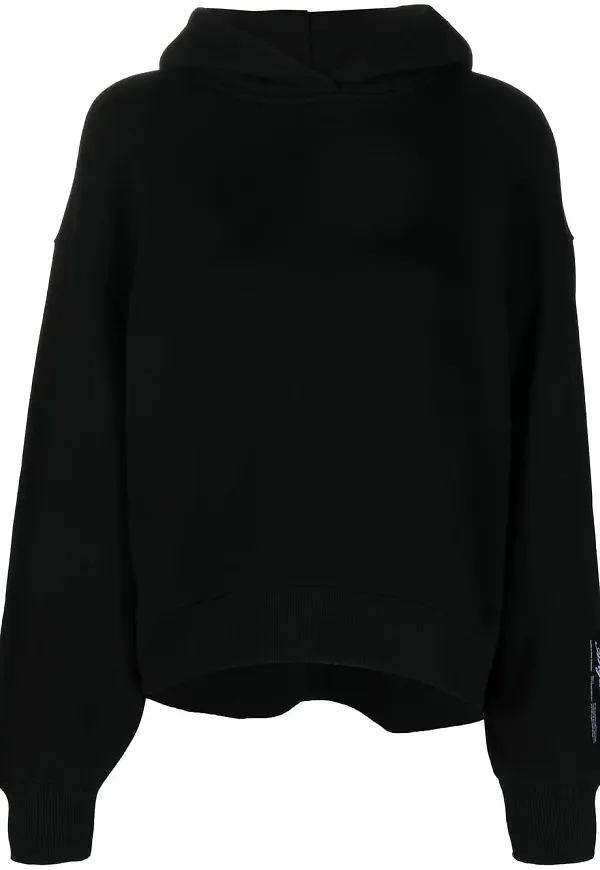 Axel Arigato hoodie med logotyp - Svart