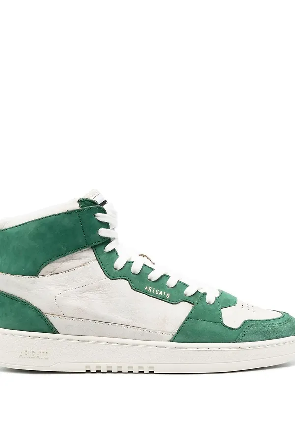 Axel Arigato höga lädersneakers - Vit