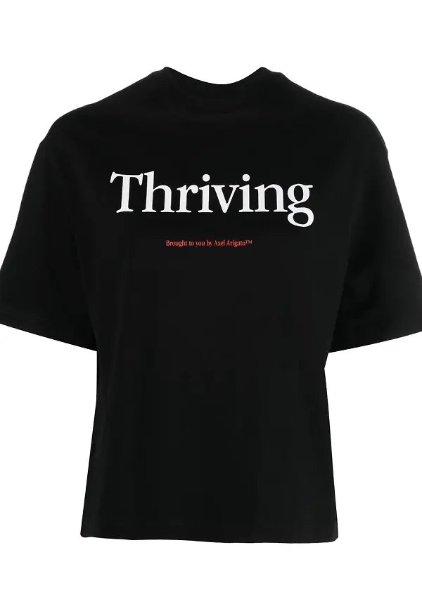 Axel Arigato t-shirt med slogan - Svart