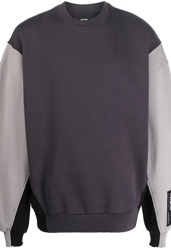 Axel Arigato tvåfärgad sweatshirt - Grå