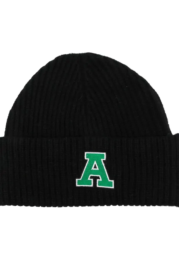 Axel Arigato Varsity ribbstickad mössa - Svart
