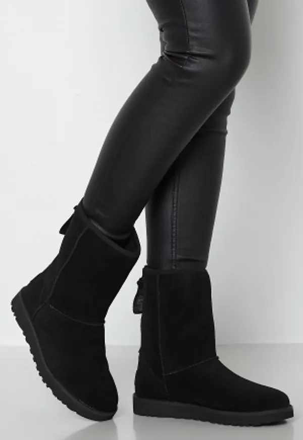 UGG Classic Short Lzip BLK BLACK 37