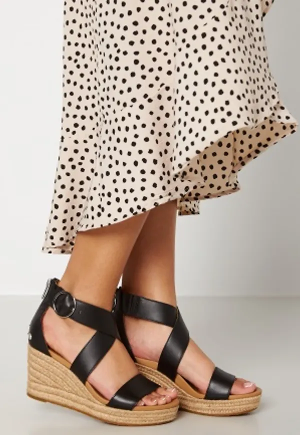 UGG Hylda Wedges Black LTH 36