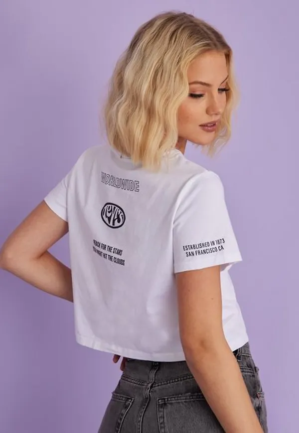 Levi's Cropped Jordie Tee Crop tops
