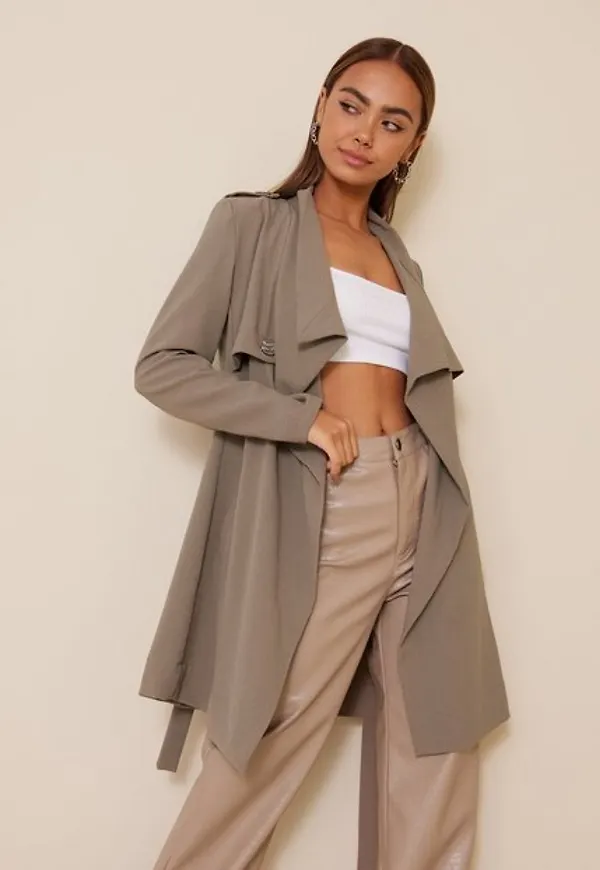 Object Collectors Item Objannlee Short Jacket Noos Trenchcoats Fossil