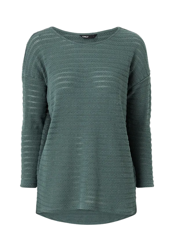 Only - Tröja onlAster 3/4 Elcos Pullover - Grön
