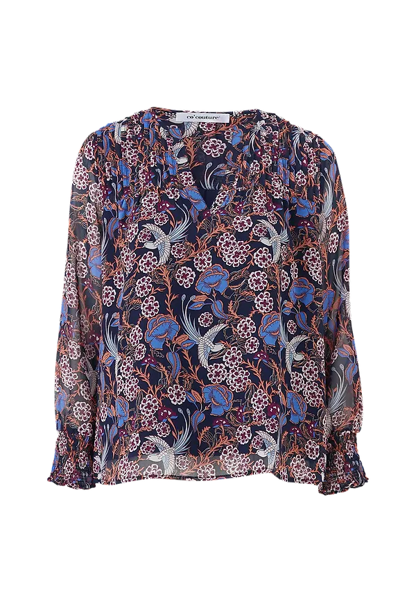 co'couture - Blus Serula - Blå