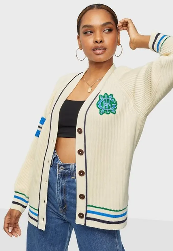 Gant D2. Crest Rib Cardigan Cardigans