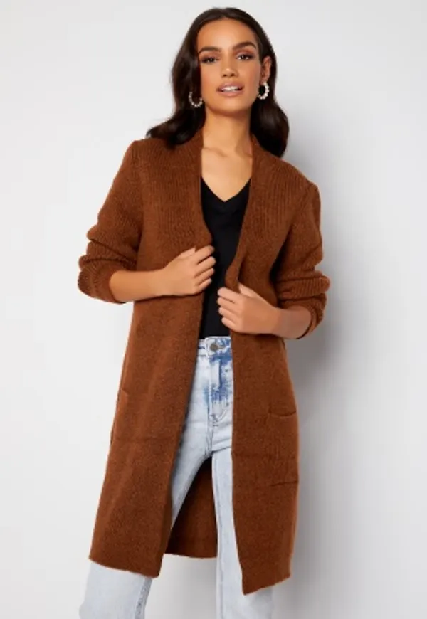 ONLY Jade L/S Cardigan Knit Ginger Bread S