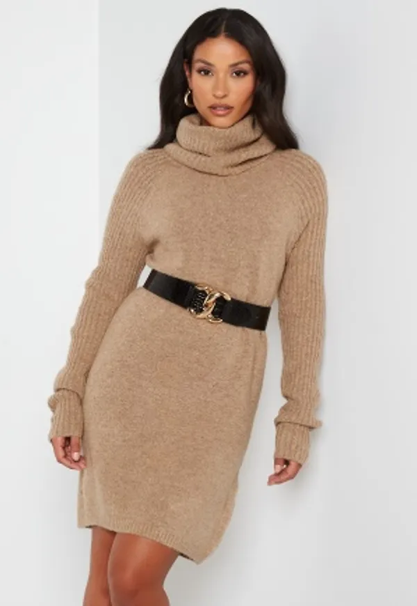 Object Collectors Item Nonsia rib L/S rollneck dress Incense S