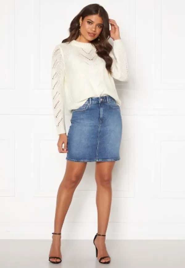 SELECTED FEMME Kenna MW Denim Skirt Medium Blue Denim 38