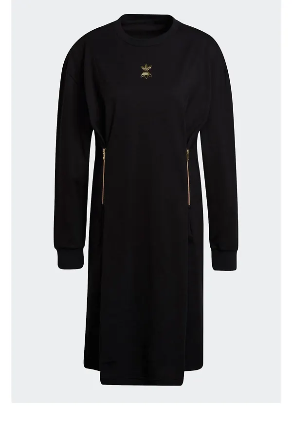 adidas Originals - Klänning LS Dress - Svart