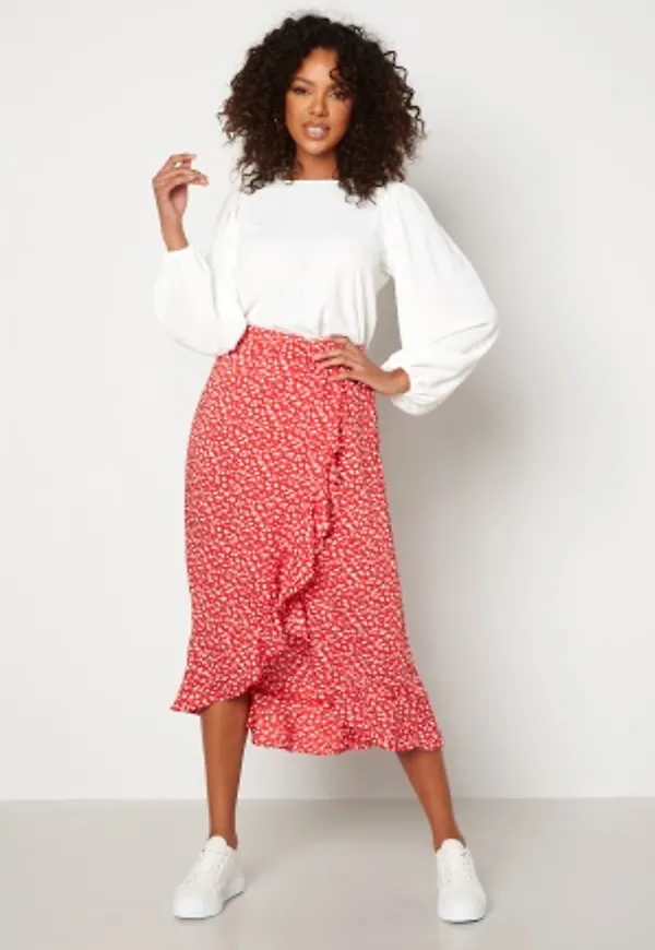 Happy Holly Emma skirt Red / Patterned 36/38