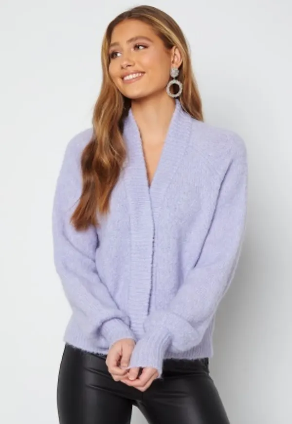 Y.A.S Miriam LS Knit Cardigan Icelandic Blue M