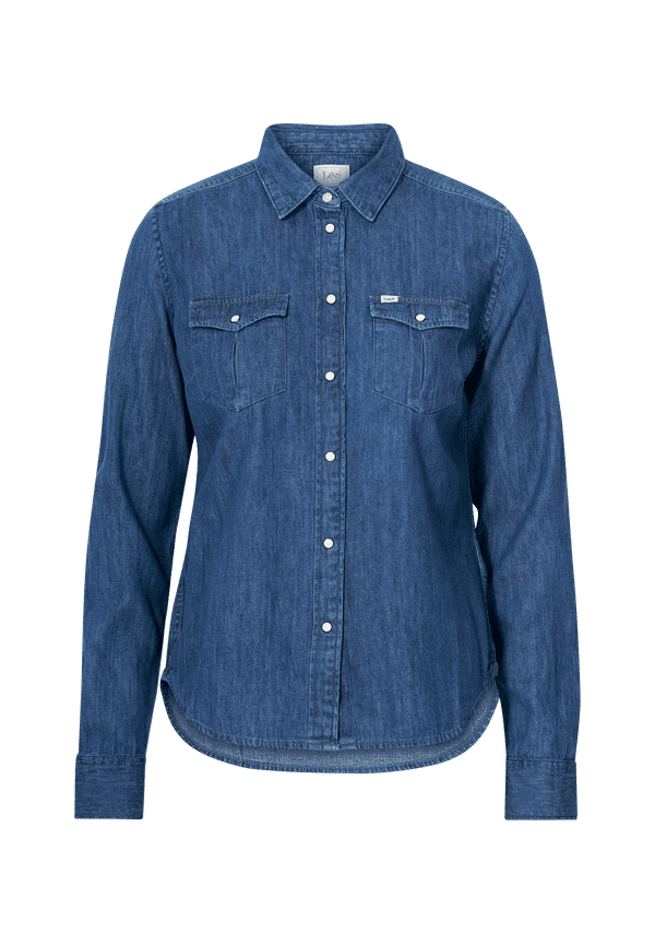Lee - Jeansskjorta Regular Western Shirt - BlÃ¥