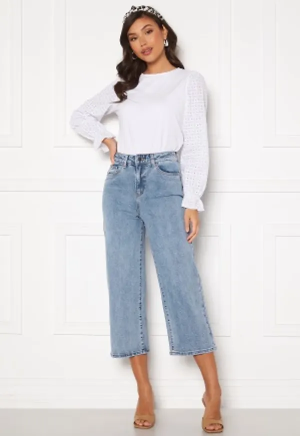 Object Collectors Item Marina MW New Denim Jeans Light Blue Denim S