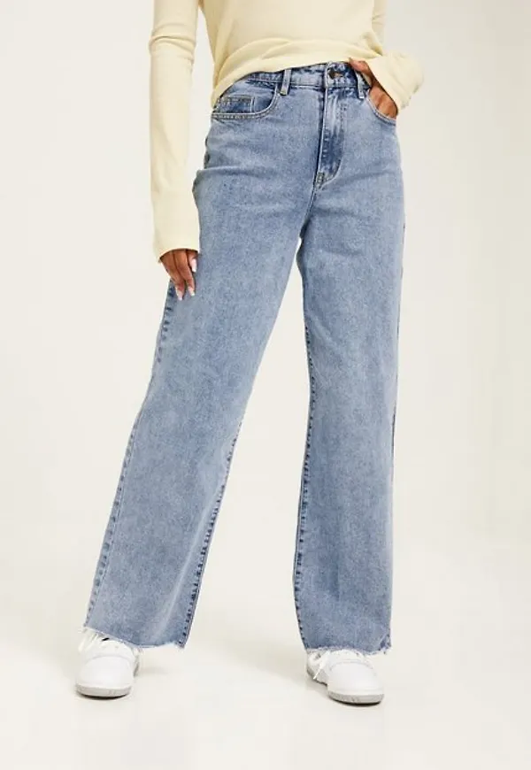 Object Collectors Item Objsavannah Hw Wide Legged Jeans Re Straight