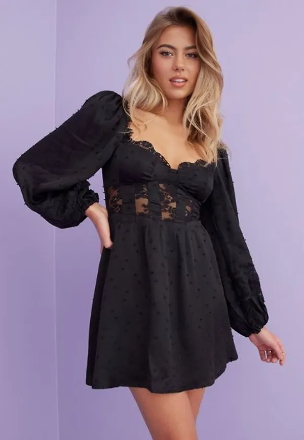 For Love & Lemons Natalie Mini Dress Skater Dresses