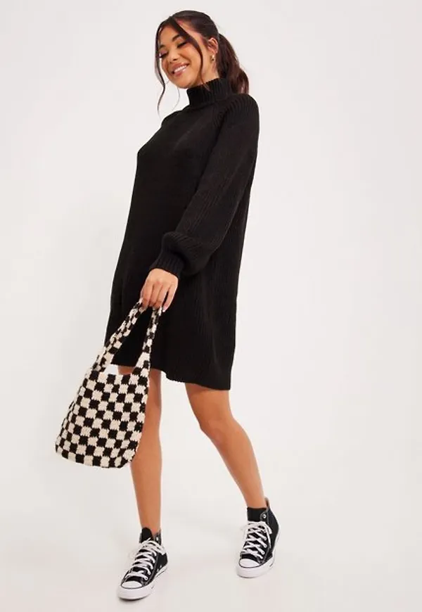 Noisy May Nmtimmy L/S Knit Dress Noos Stickade tröjor