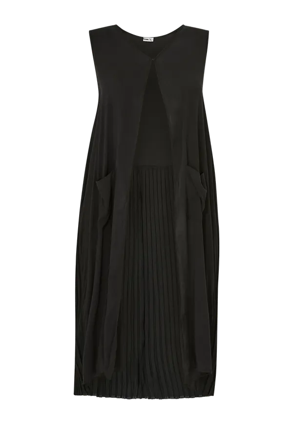 Studio - Tunika Maiken Long Vest - Svart