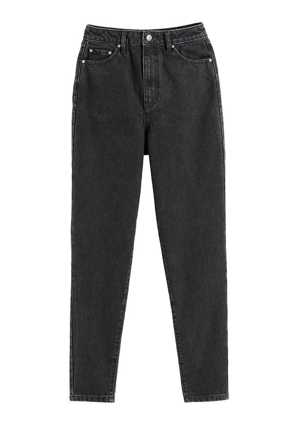 La Redoute - Balloon-jeans med hög midja - Svart