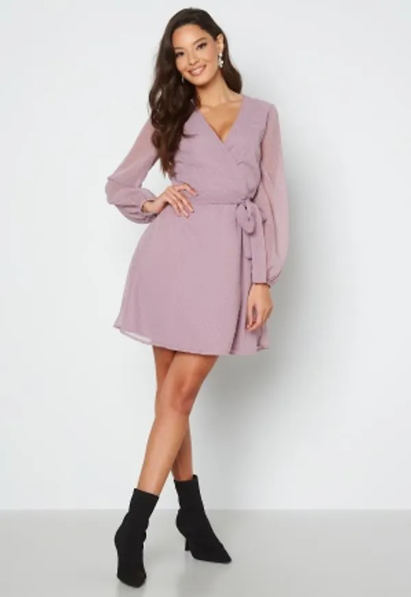 BUBBLEROOM Vanessa dot dress Lavender 36