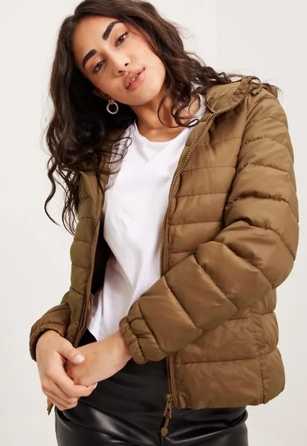Only onlTAHOE Hood Jacket Otw Noos Dunjackor Toasted Coconut