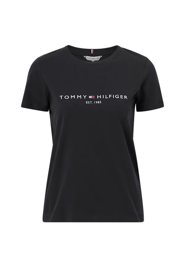 Tommy Hilfiger - Topp Heritage Hilfiger C-NK Reg Tee - Svart