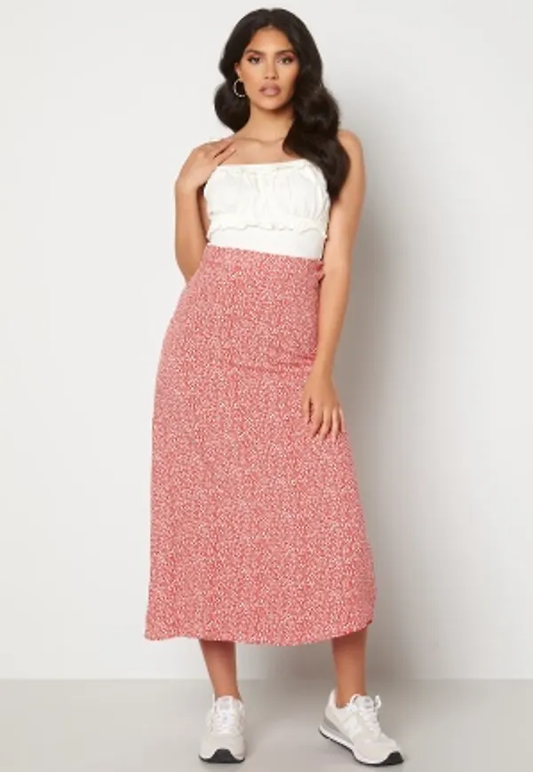 Trendyol Rosie Midi Skirt Kirmizi/Red 40