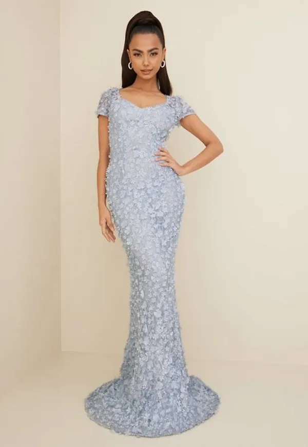 Ida Sjöstedt Gigi Dress Maxiklänningar Pale Blue