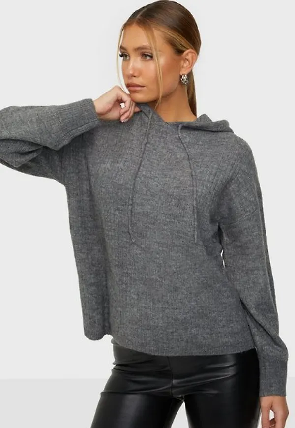 Jacqueline de Yong Jdysunday L/S Hood Pullover Knt Stickade tröjor