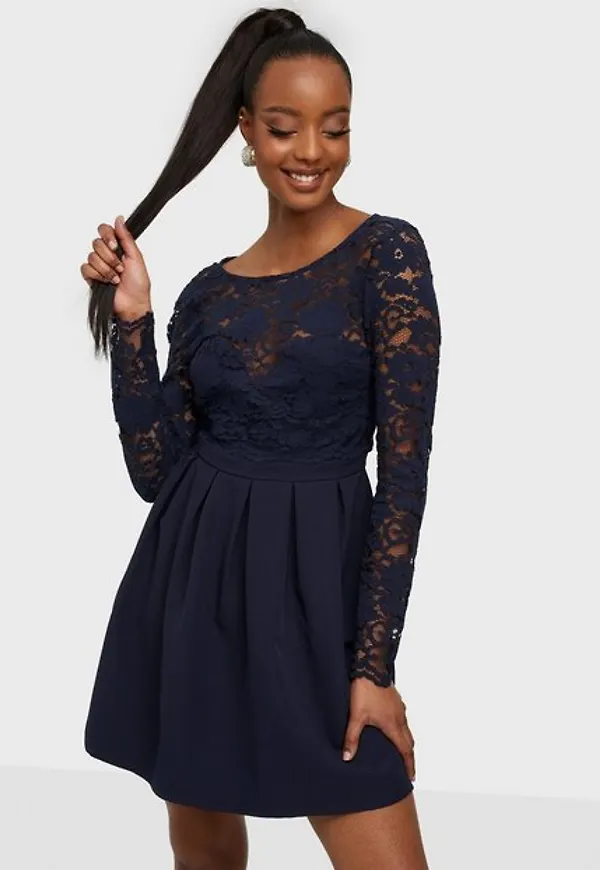 NLY Trend Dressed Up Lace Dress Skater Dresses