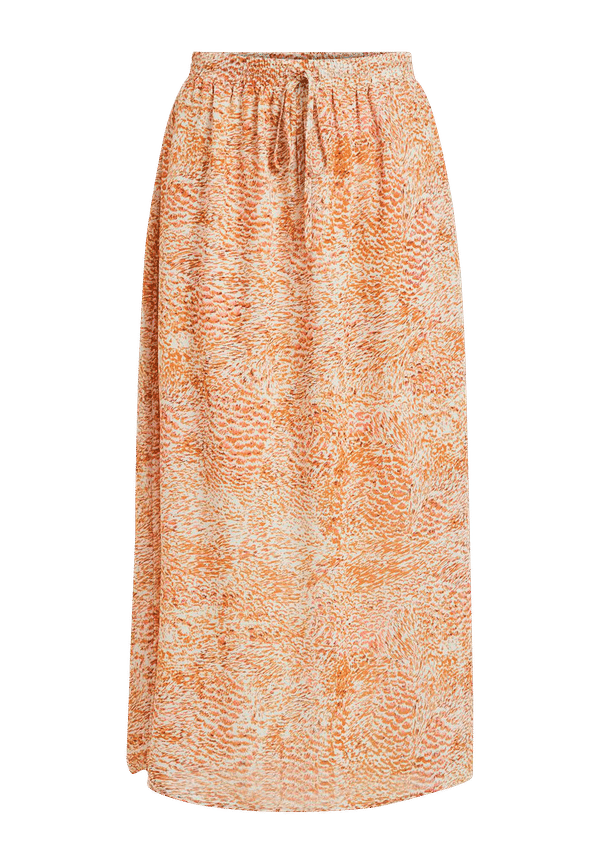 Object - Kjol objBillaca Long Skirt 109 - Vit