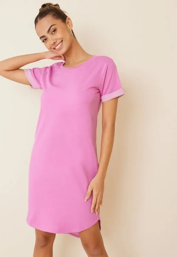 Jacqueline de Yong Jdyivy S/S Dress Jrs Noos T-shirtklänningar Fuchsia Pink