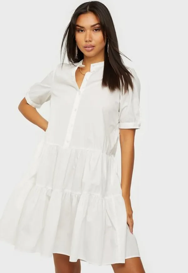 Vero Moda Vmdelta 2/4 Abk Dress Wvn Da Ga Ki Loose fit dresses
