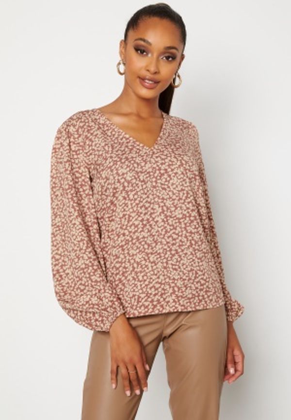 BUBBLEROOM Lexine blouse Dusty pink / Floral 42