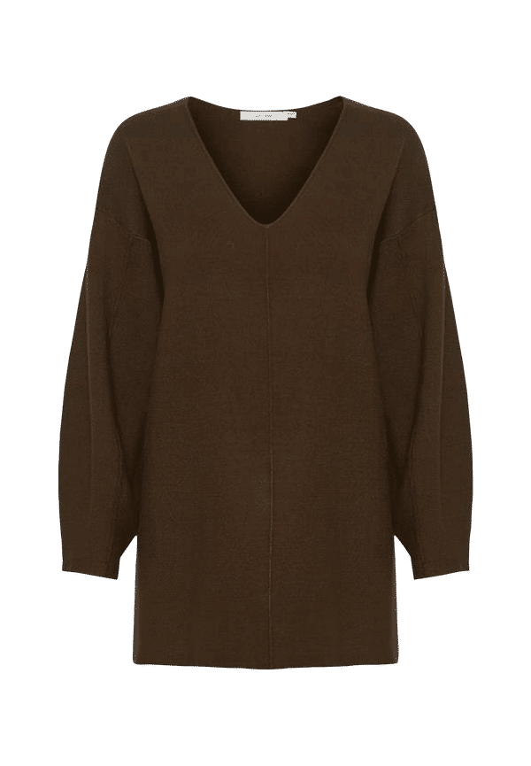 Gestuz - Sweatshirt TalliGZ V-pullover - Brun