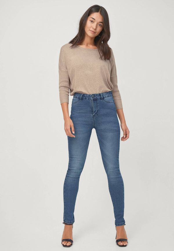 Saint Tropez - Jeans Stretchy Highwaist - Blå