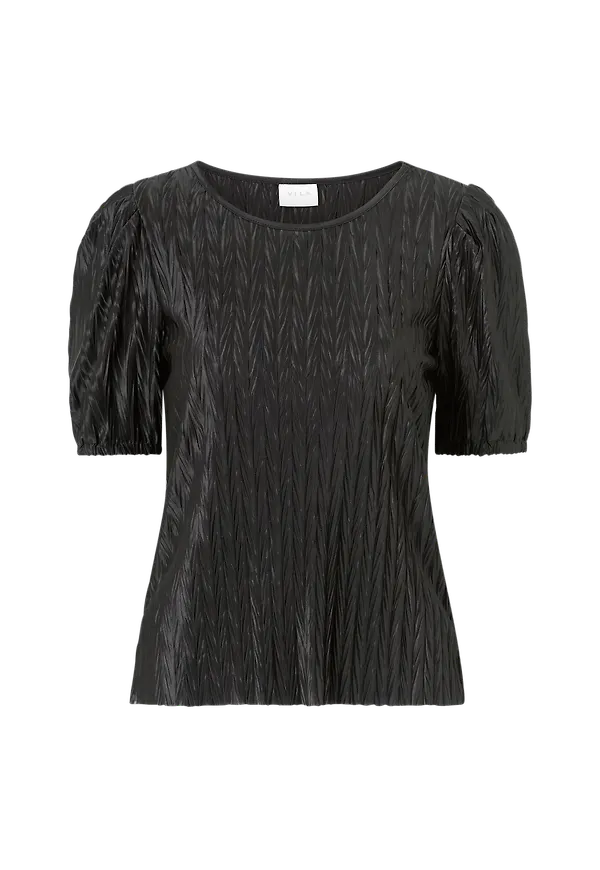 Vila - Topp viPleasa 2/4 Sleeve Top - Svart