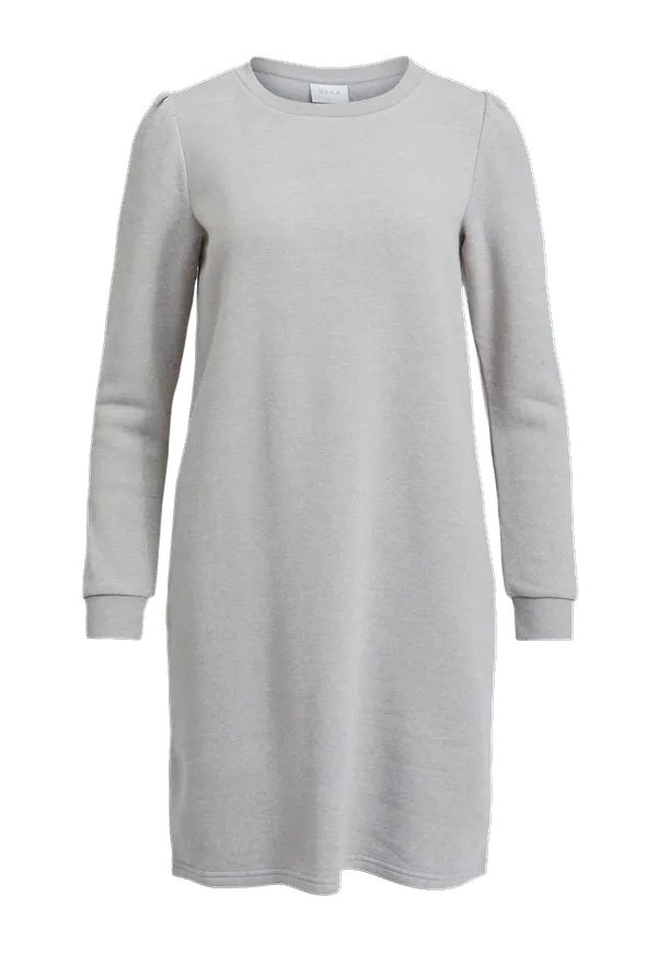 Vila - Klänning viDevika L/S Sweat Dress - Grå