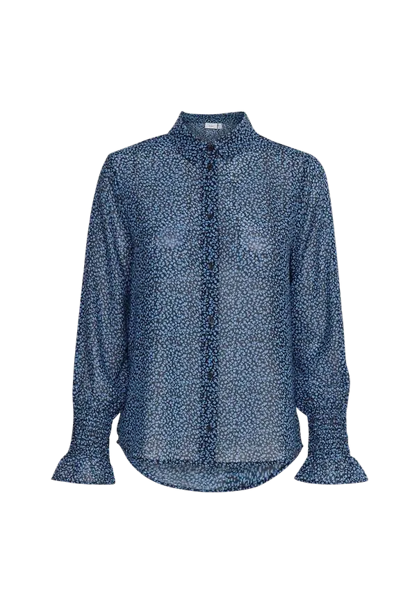 ICHI - Blus ixViktoria LS - Blå