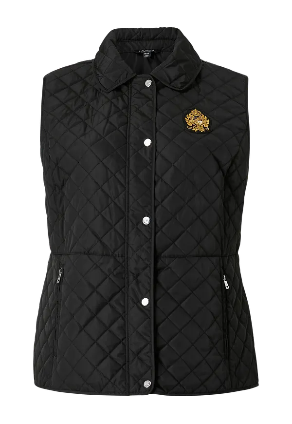 Lauren Ralph Lauren Curve - Väst Rcyd SB Vst Qlt Crst - Svart