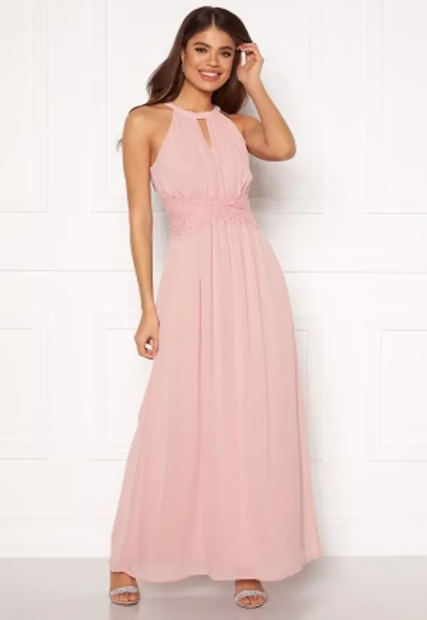 VILA dam klänning VIRIKKE - Sea Pink