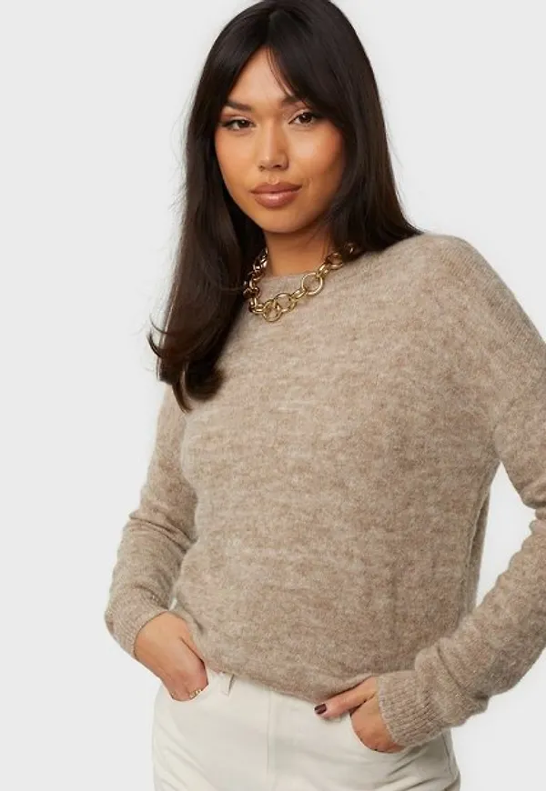 MOSS COPENHAGEN Femme Mohair O Pullover Stickade tröjor