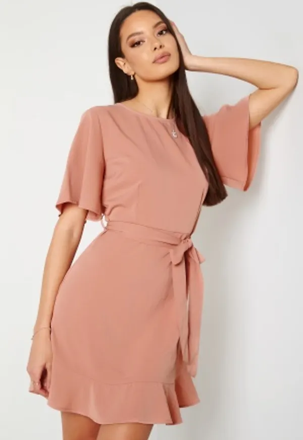 BUBBLEROOM Rhia dress Dusty pink 42